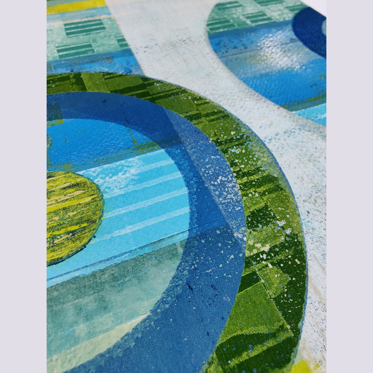 Layers of Uncertainty - Original on Panel
