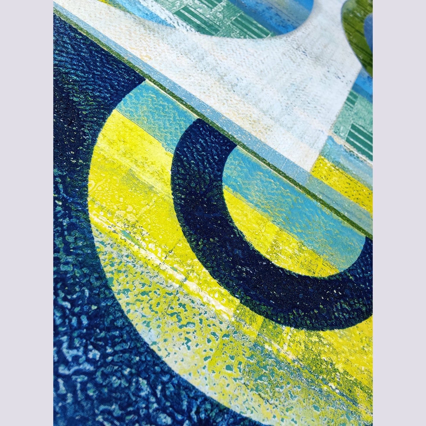 Layers of Uncertainty - Original on Panel