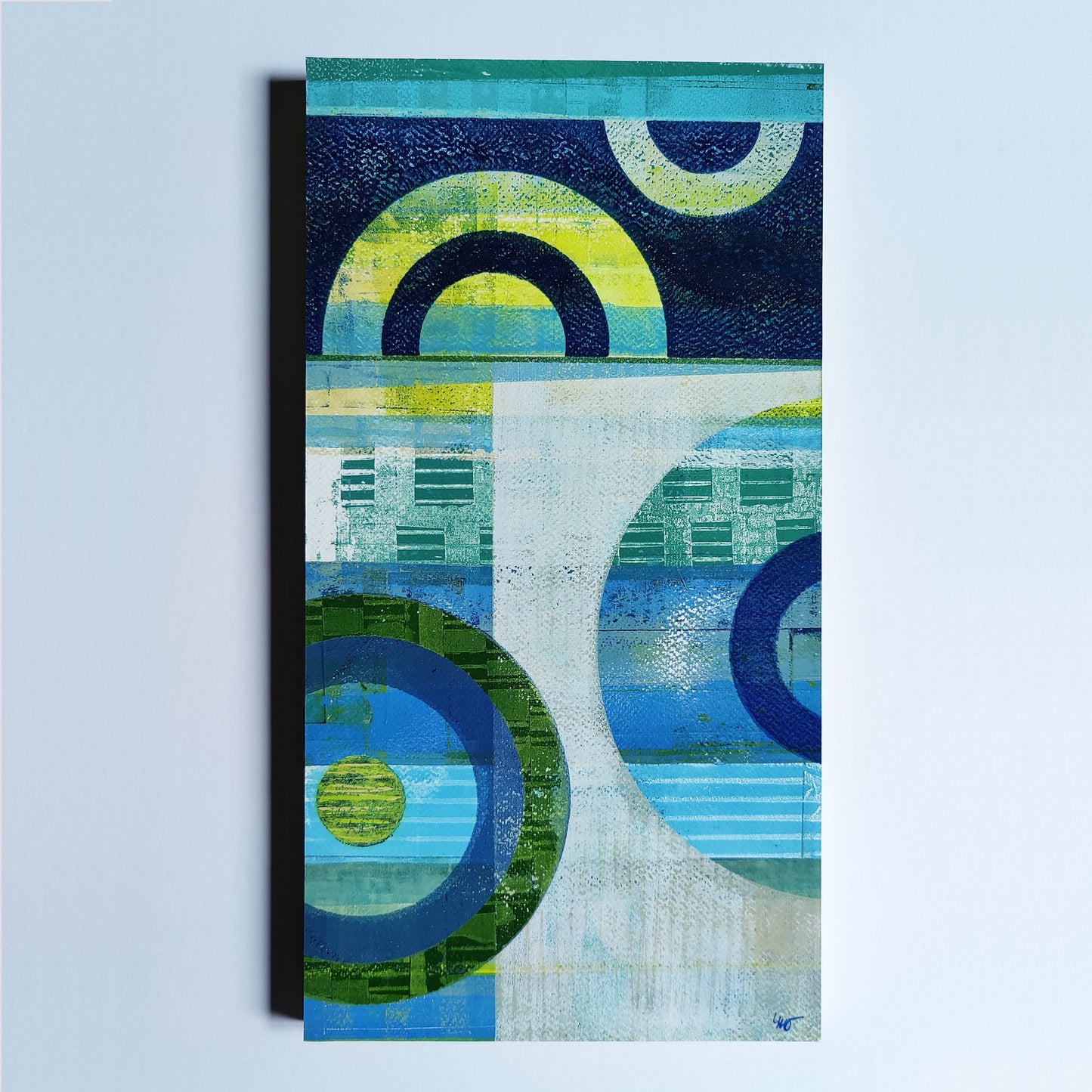 Layers of Uncertainty - Original on Panel