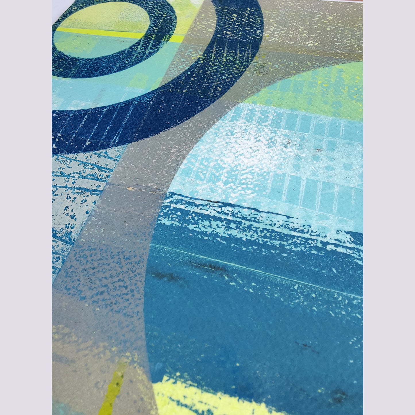 Roadblocks - Original on Panel