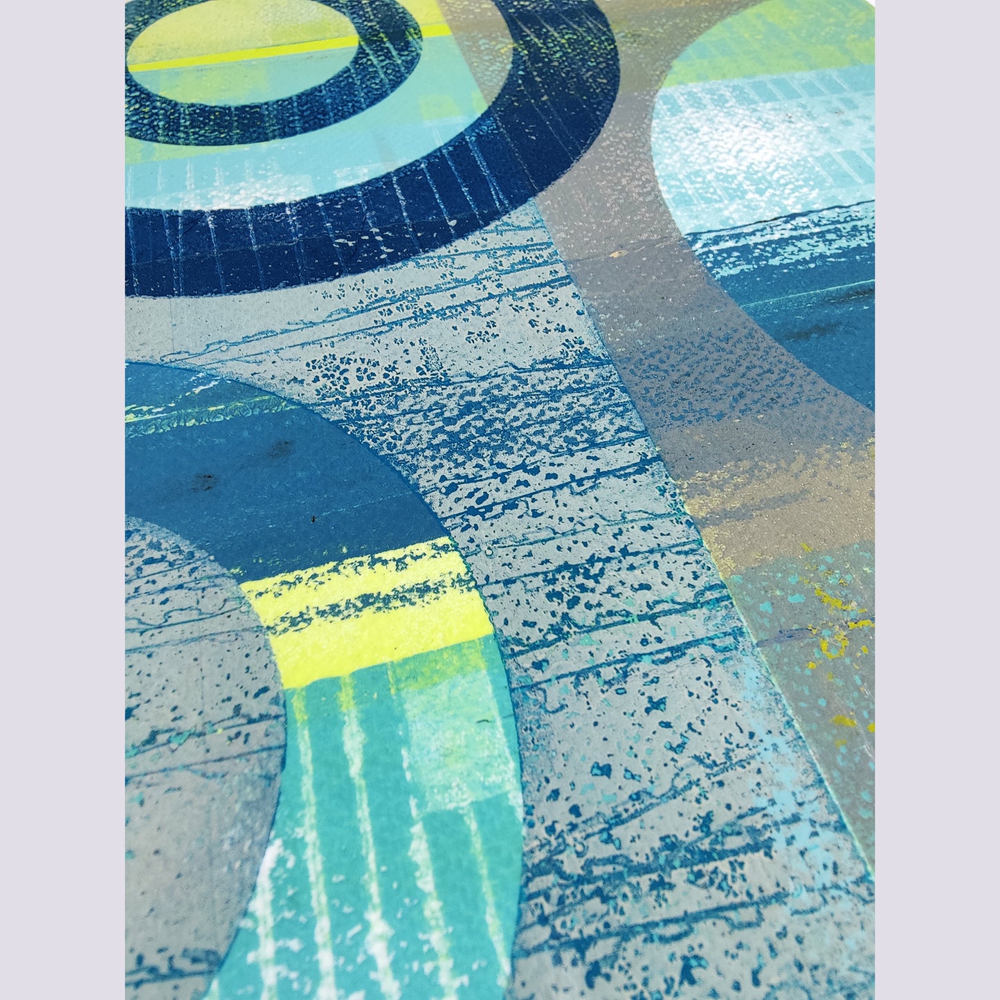 Roadblocks - Original on Panel
