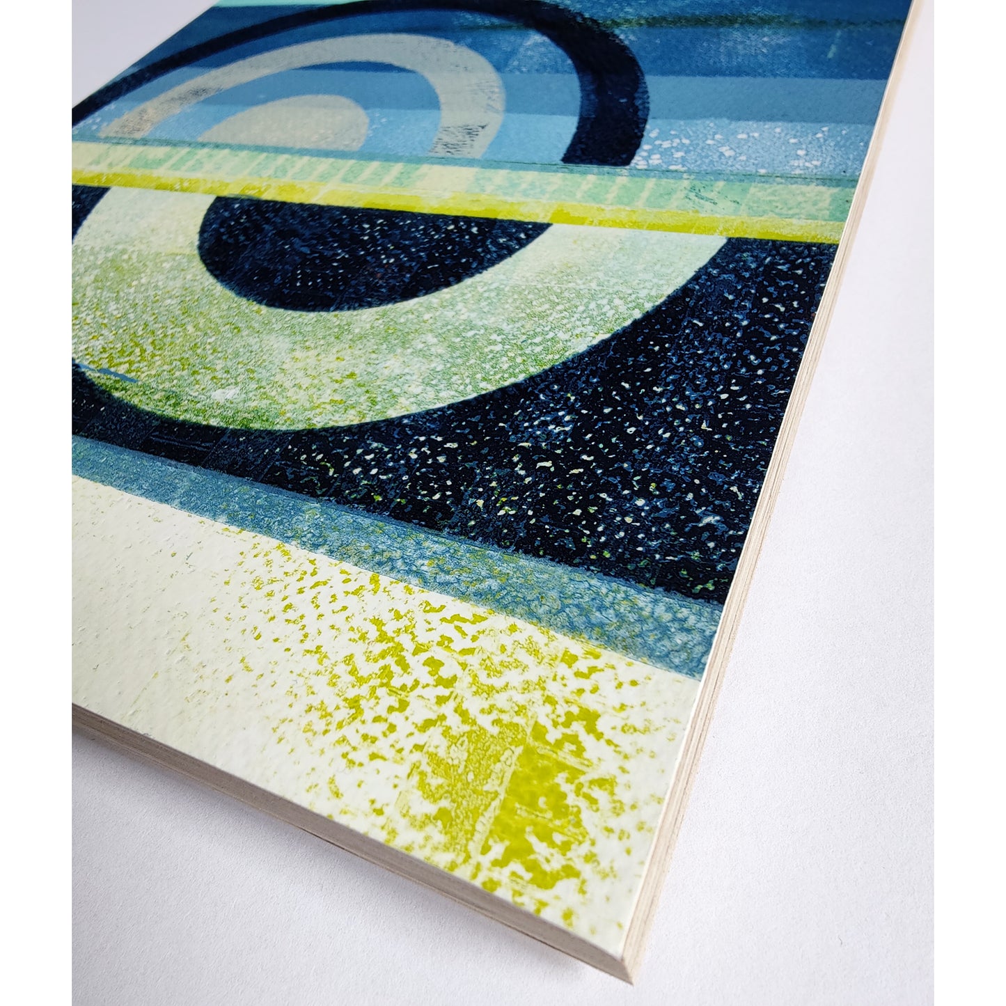 Shifting Perspectives - Monoprint on Panel