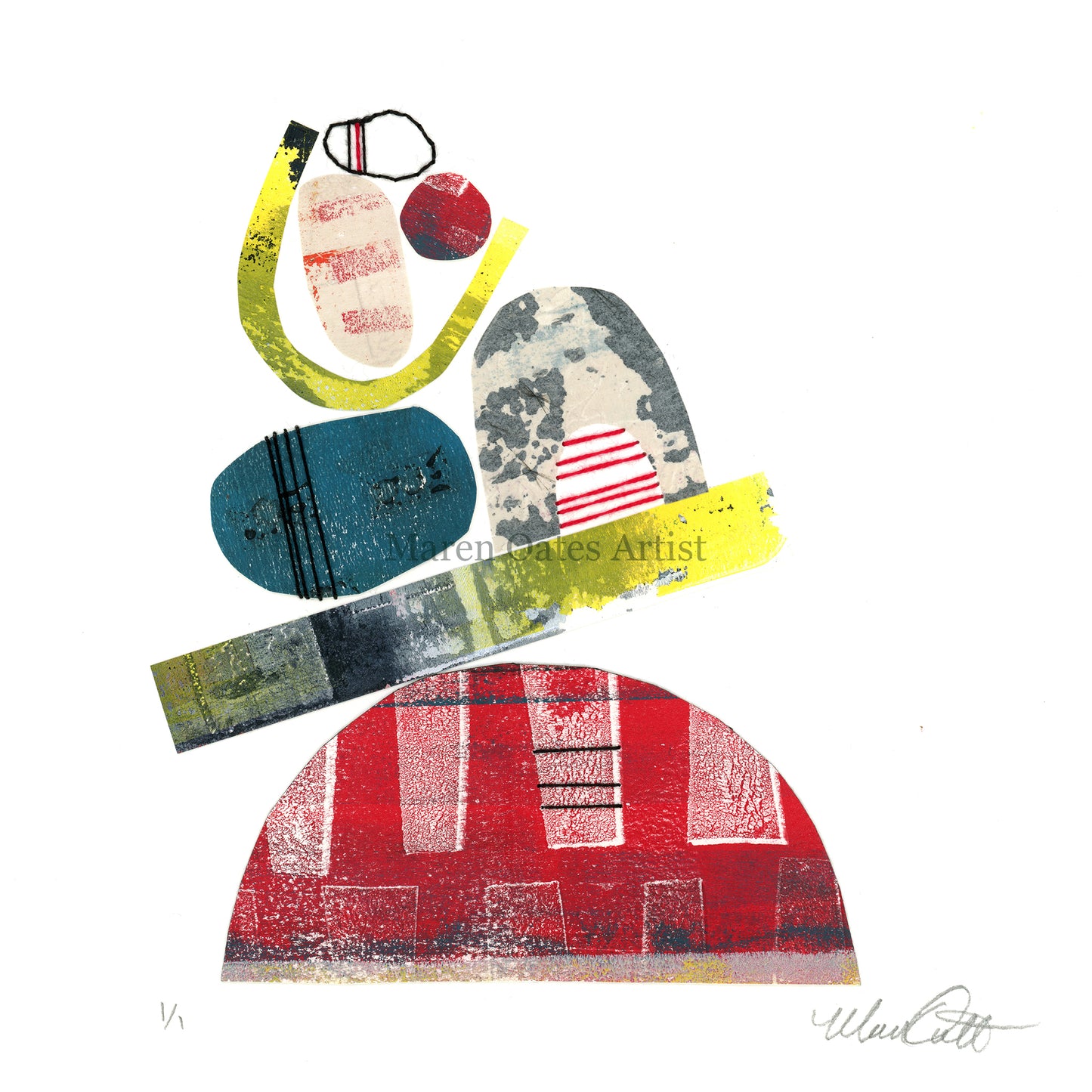 Collage Study - Balancing Act