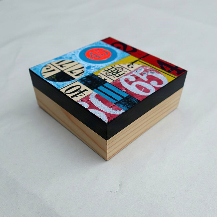 4 Corners - Collage on Panel