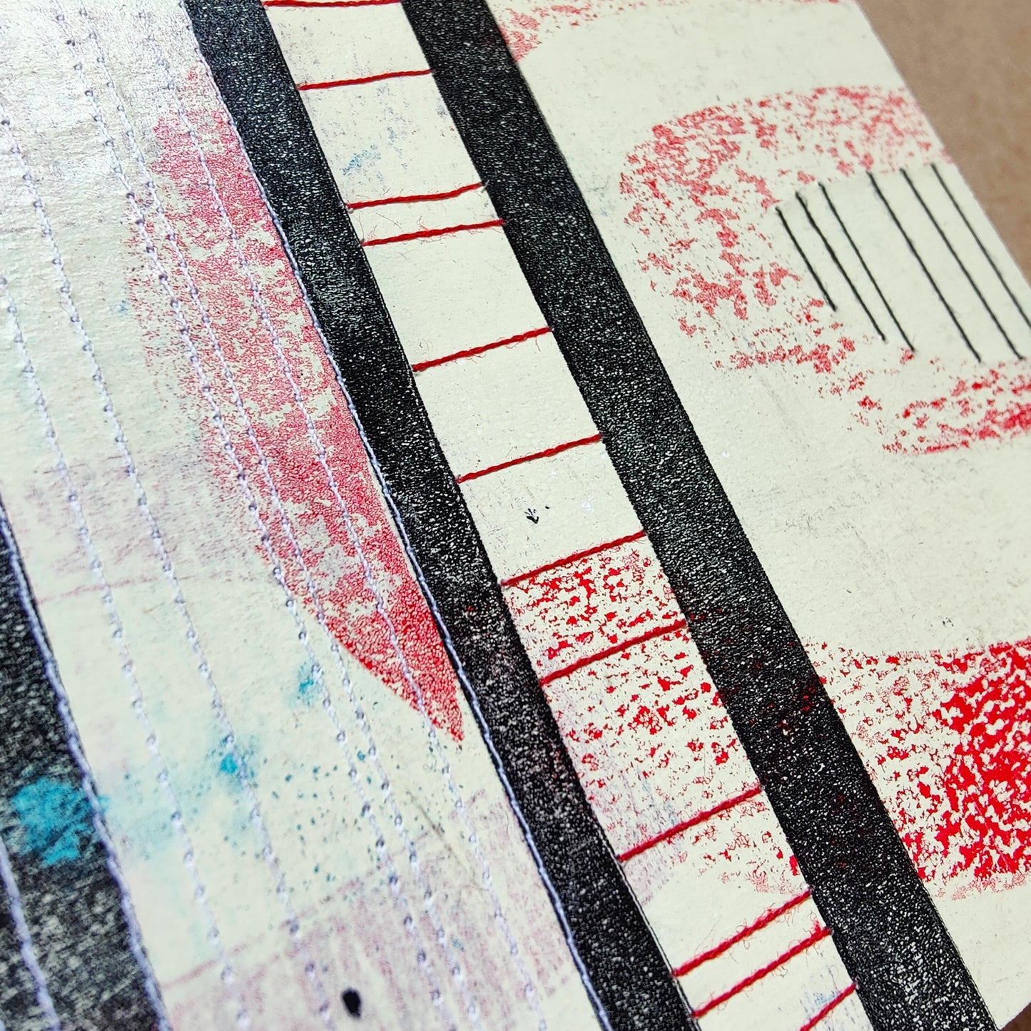 Red Arches - Ghost Print