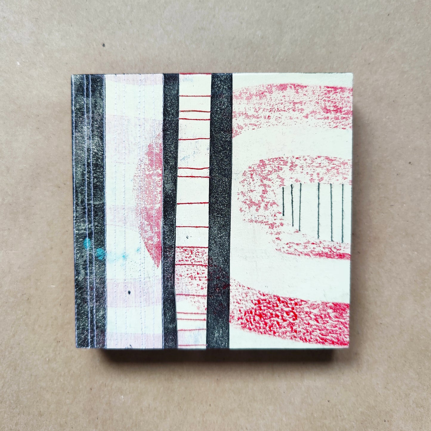 Red Arches - Ghost Print