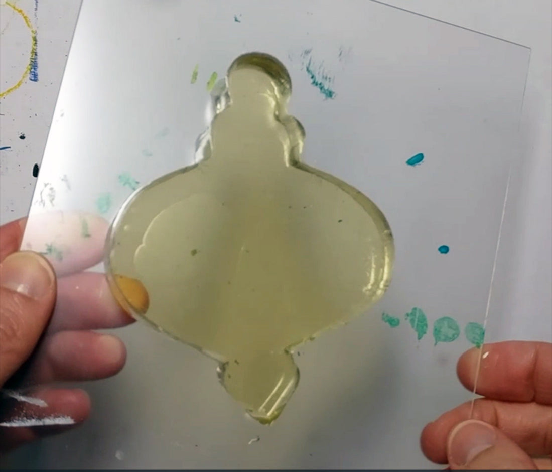 Yes! You can make your own gel printing plate.