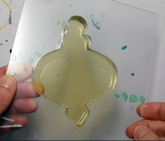 Yes! You can make your own gel printing plate.