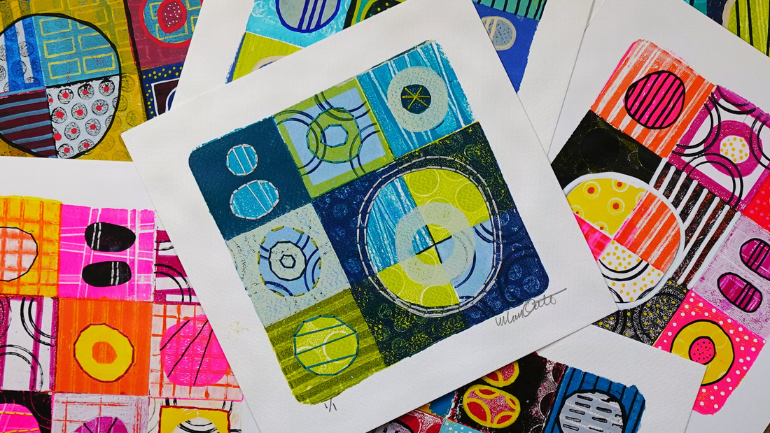 Big News! I'm teaching for GelliArts - Your Printmaking Journey