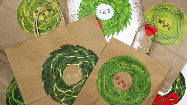 My String Wreath Project...and "Clean" Printing