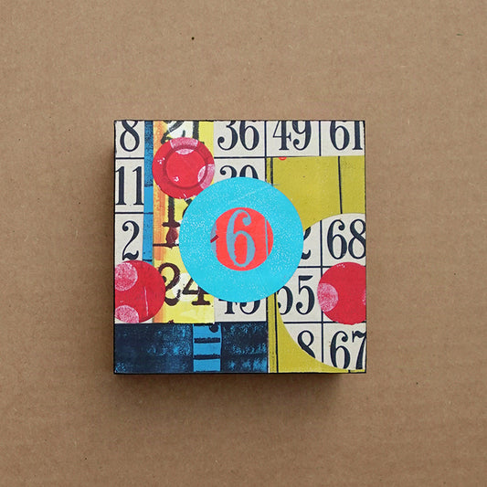 B-6 - Collage on Panel