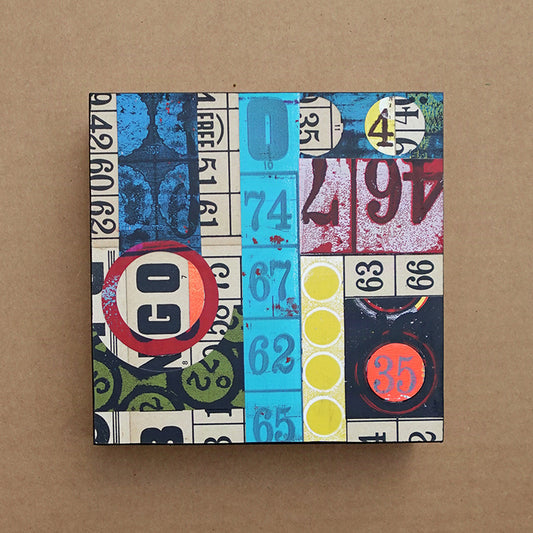 GO - Collage on Panel