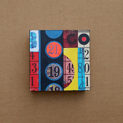 I-21 - Collage on Panel
