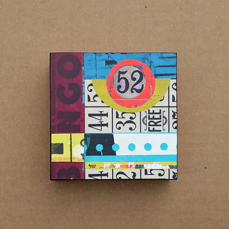 N-52 - Collage on Panel