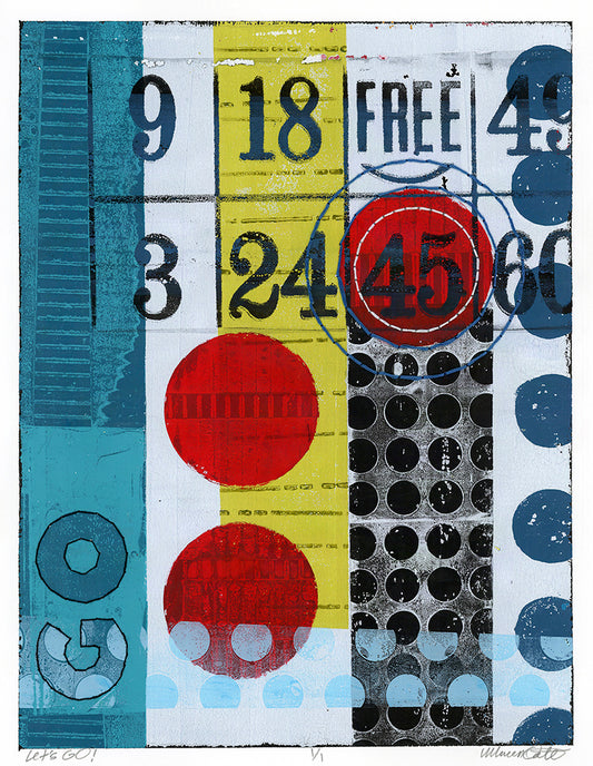 Let's GO! - Original monotype
