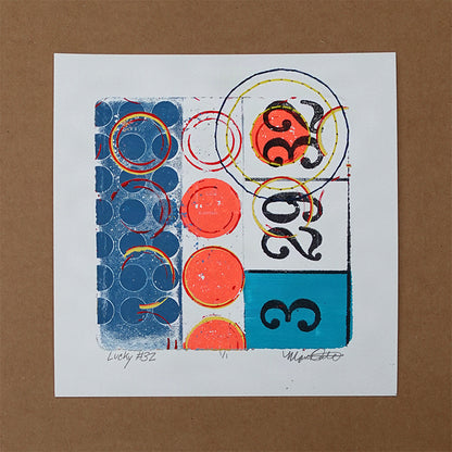 Lucky #32 - Original monotype