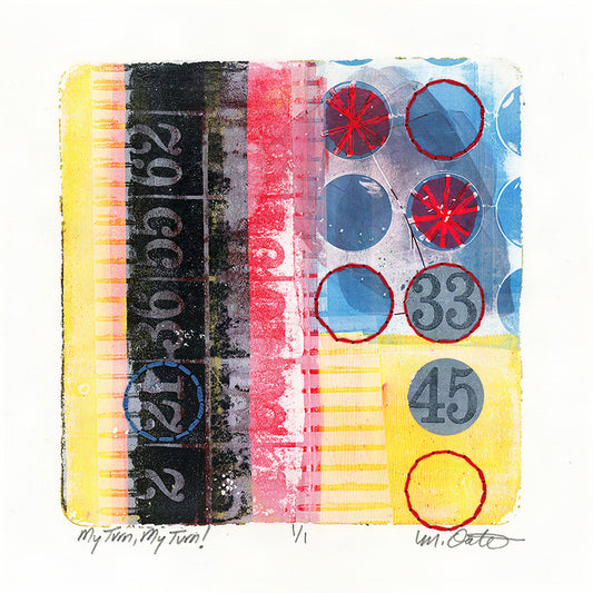 My Turn, My Turn - Original monotype