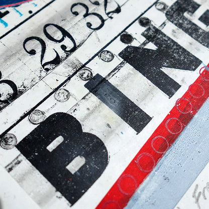 There is No Free Space - Original monotype