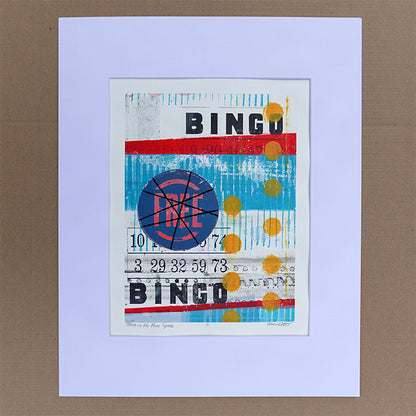 There is No Free Space - Original monotype