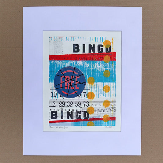 There is No Free Space - Original monotype